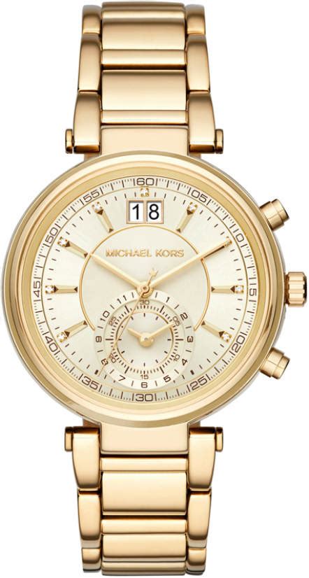 michael kors mk6362|Women's Michael Kors Sawyer Gold Steel Chronograph Watch .